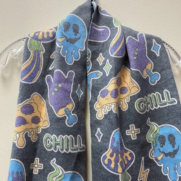 New Chill Print Cashmere Sample Scarf From Anthropologie!!🔥🔥🔥 - Picture 3 of 14